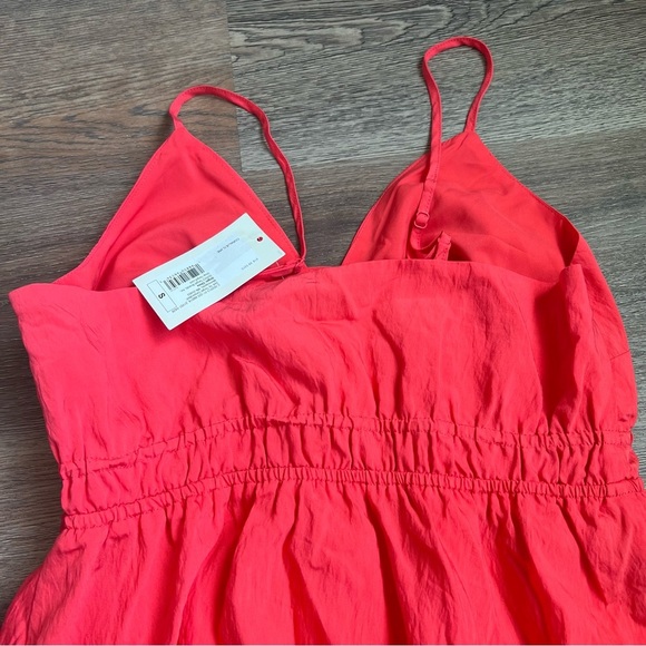 Women's Mini a-Line Dress - New Day™ Coral S - Picture 6 of 7